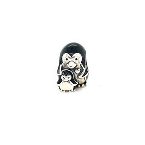 Pandora Penguin Family Charm